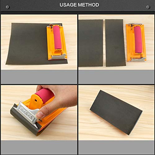 Sandpaper Variety Pack 120 to 3000 Assorted Grits Sand Paper 24 Pack Sandpaper + 1 Hand Sander, 9x3.6 Inch Sanding Sheets for Wood Furniture Finishing Glass Metal Sanding Automotive Polish - Image 7